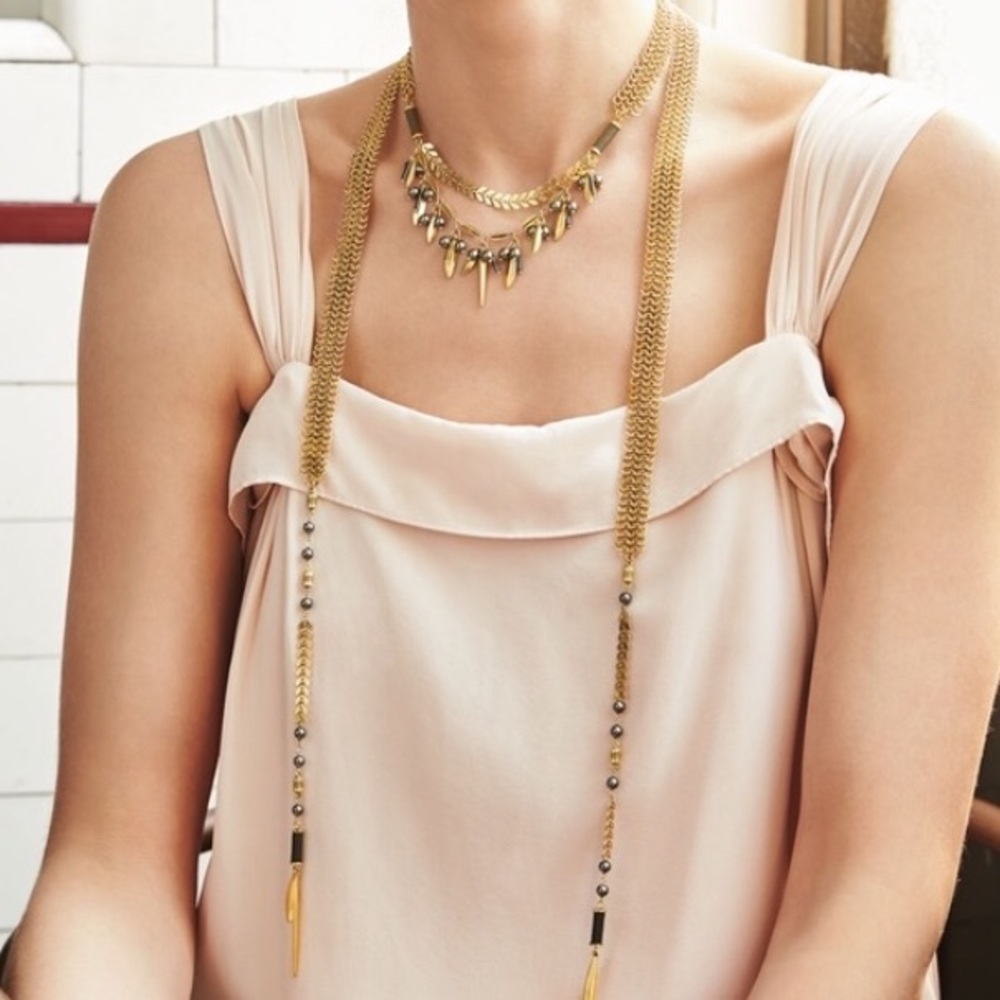Stella & Dot | Gorgeously Versatile Laurel 2-in-1 Lariat Necklace Retired - Picture 7 of 7